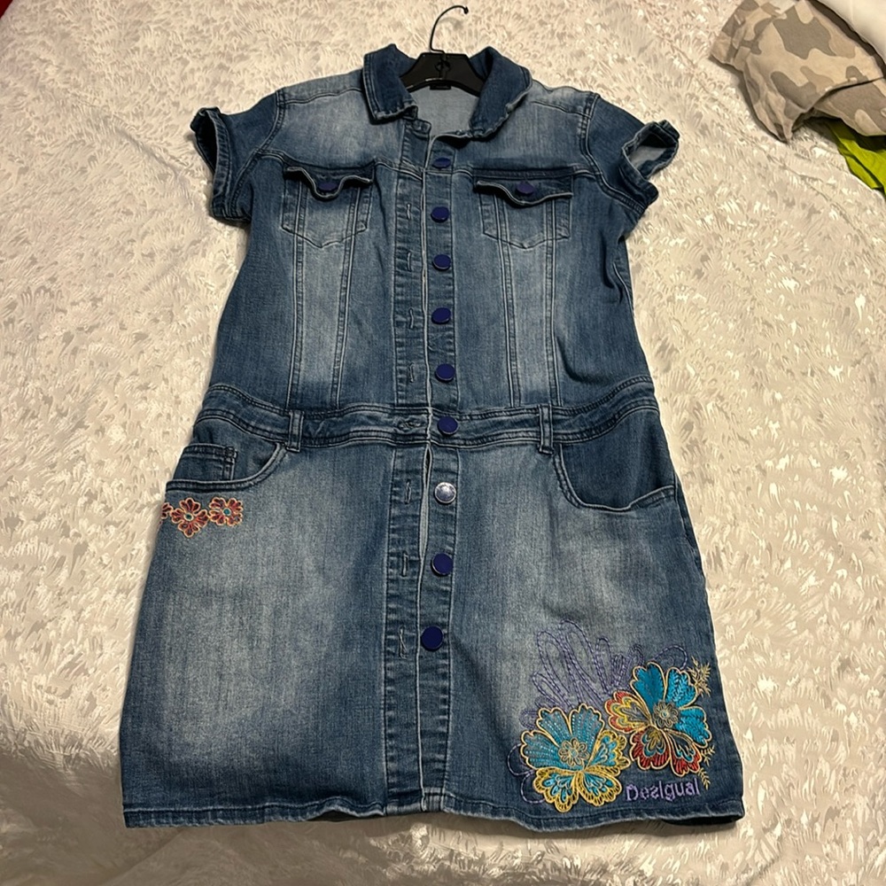 Jeans mini dress